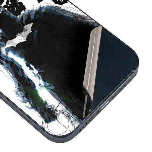 DC Comics Batman Holding batarang Art iPhone 14 Plus Skin